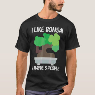 Cooler Bonsai für Männer Frauen Baum Pflanze Garte T-Shirt