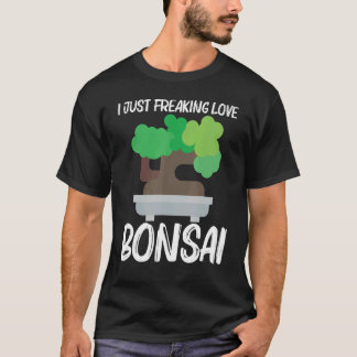 Cooler Bonsai für Männer Frauen Baum Pflanze Garte T-Shirt