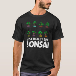 Cooler Bonsai Tree für Männer Frauen Pflanze Lady  T-Shirt