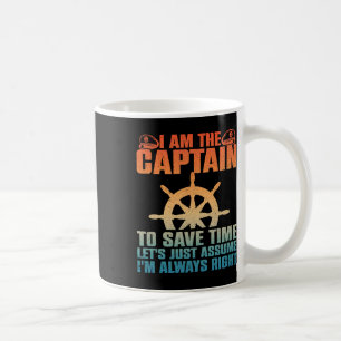 Cooler Bootschkapitän für Männer Frauen Bootfahren Kaffeetasse