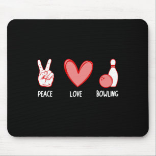 Cooler Bowling für Männer Frauen Bowler für Sport Mousepad