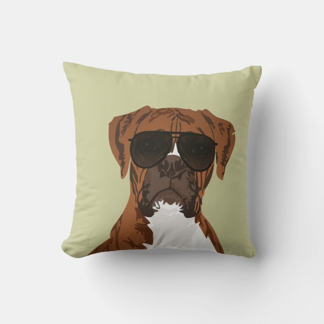 Cooler Boxer-Hund für Hundeliebhaber-Kissen Kissen (Vorderseite)