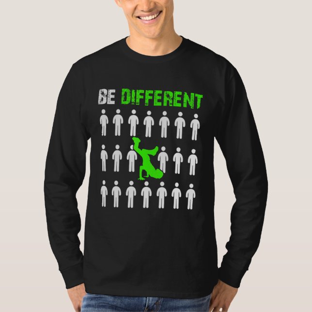 Cooler Breakdancer Kid Hip Hop T-Shirt (Vorderseite)