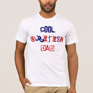 Cooler britischer Vater im großen T - Shirt I