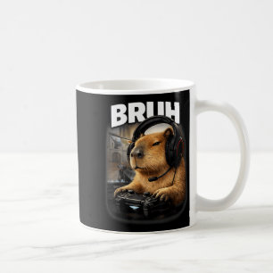Cooler Bruder Capybara Gamer Grafik lustige Videos Kaffeetasse