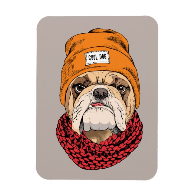 Cooler Bulldog Magnet (Vertikal)