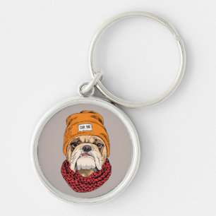 Cooler Bulldog Schlüsselanhänger