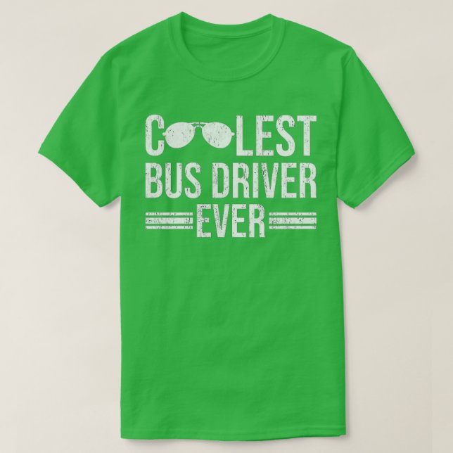 Cooler Busfahrer je T-Shirt (Design vorne)