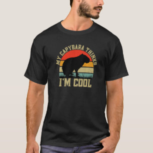Cooler Capybara Riesenrodent für Capybara T-Shirt