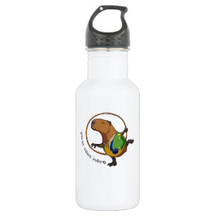 Cooler Capybara-Turner-Reifen Personalisierte Cart Edelstahlflasche