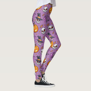 Cooler Cartoon Halloween (Lilac) Leggings