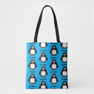 Cooler Cartoon Pinguin - Nur Chillins Arktis Vibes Tasche