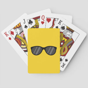 Cooler Cartoon Sonnenbrille Spielkarten