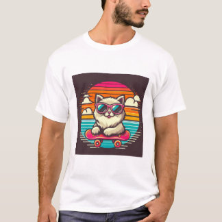 ‚Cooler Cat Cruiser‘ T-Shirt
