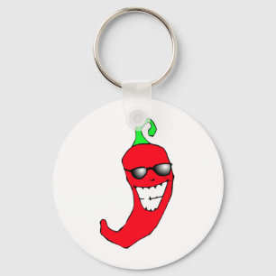 Cooler Chili Pepper Schlüsselanhänger
