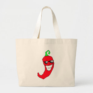Cooler Chili-Pfeffer Jumbo Stoffbeutel