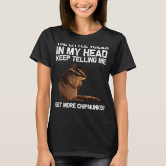 Cooler Chipmunk für Damen und Herren Eichhörnchen T-Shirt