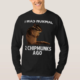 Cooler Chipmunk für Damen und Herren Eichhörnchen T-Shirt