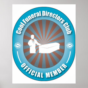 Cooler Club der Bestatter Poster
