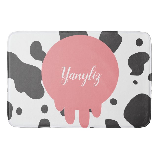 Cooler Codename Mit Monogramm Badematte (Vorderseite)