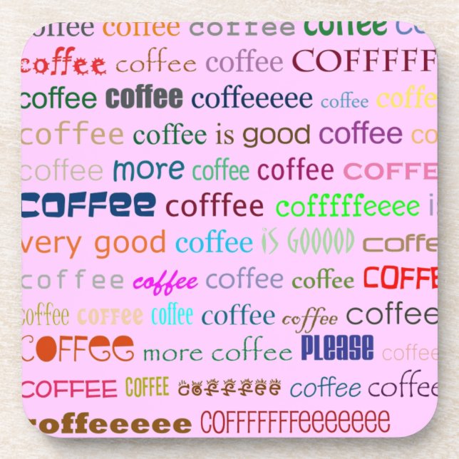 Cooler Coffee Cork Untersetzer! Getränkeuntersetzer (Vorderseite)