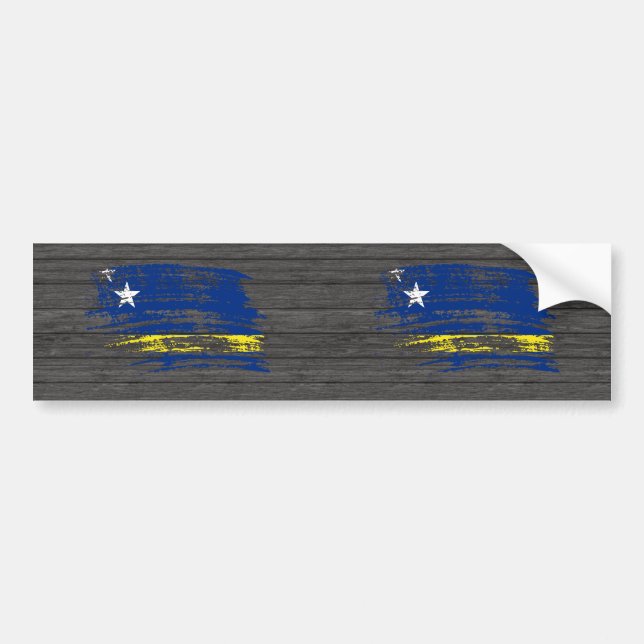 Cooler Corazon Flaggenentwurf Autoaufkleber (Vorne)