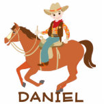 Cooler Cowboy und Pferd Geburtstagsparty Freistehende Fotoskulptur<br><div class="desc">Cooler Cowboy und Pferd Geburtstagsparty</div>
