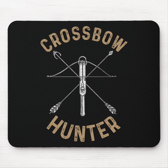 Cooler Crossbow for Men Women Archery Arrow Bow Ja Mousepad (Vorne)