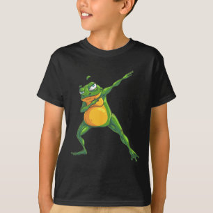 Cooler Dabbing Frog Funny Angesagt-hop Tadpole Tan T-Shirt