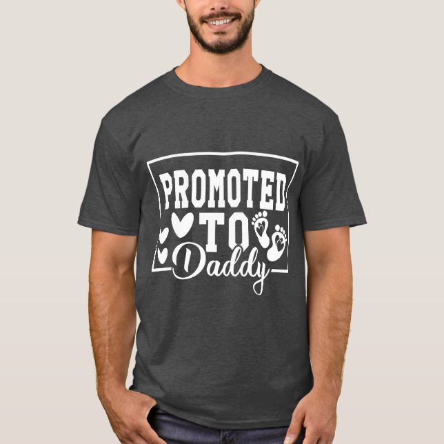 Cooler Dad förderte Wortkunst  T-Shirt (Vorderseite)