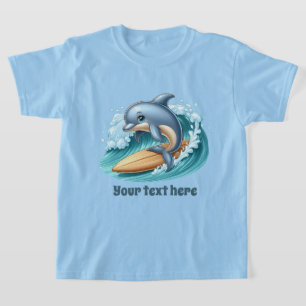 Cooler Delphin-Textpool unisex T-Shirt