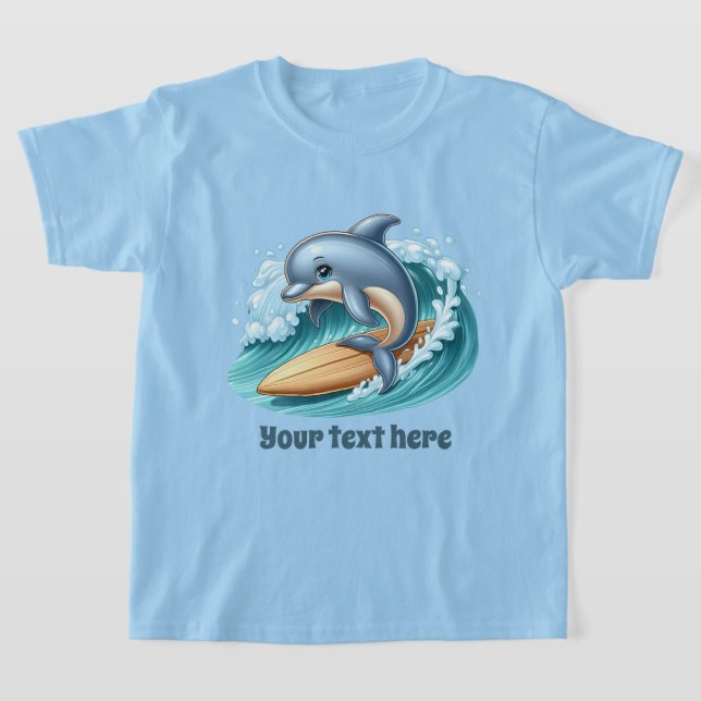 Cooler Delphin-Textpool unisex T-Shirt (Ablage )