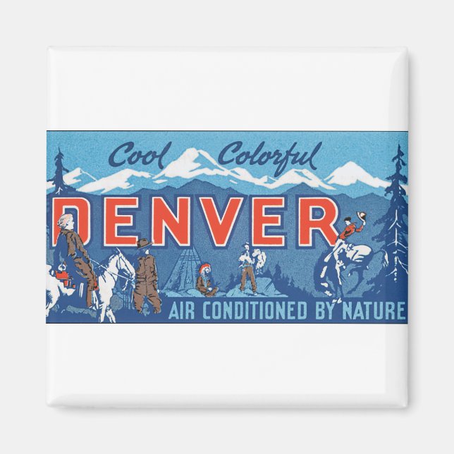 Cooler Denver Magnet (Vorne)