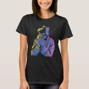 Cooler Detektiv mit dem Schnurrbart mysteriöse Spy T-Shirt