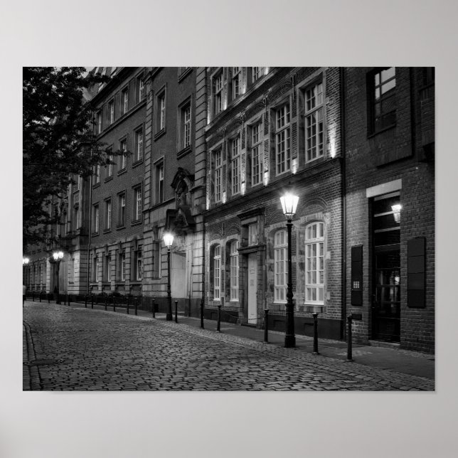 Cooler deutscher Architekturstil Poster (Vorne)