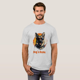 Cooler deutscher Schäferhund mit Sonnenbrille T-Shirt