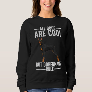 Cooler Doberman für Männer Dobermann Pinscher Welp Sweatshirt
