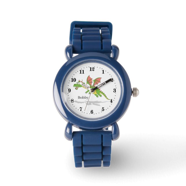 cooler Drachenname Armbanduhr (Vorderseite)