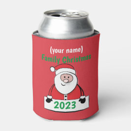 Cooler - Eigene Weihnachtsfamilie (Name hinzufügen Dosenkühler