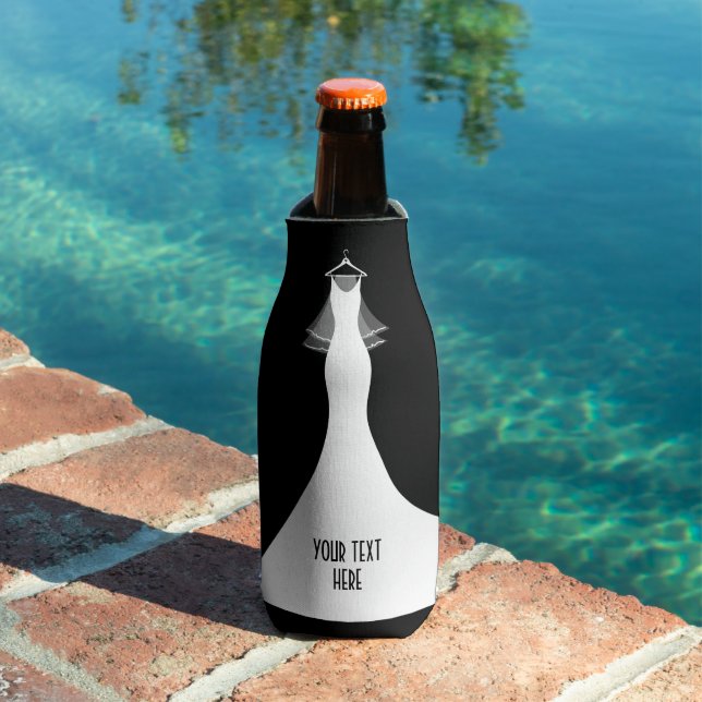 Cooler eine Bratflasche mit Brautkleid Flaschenkühler (In Situ Pool)