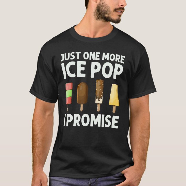 Cooler Eis-Pop für Männer Eiscreme, gefriert T-Shirt (Vorderseite)