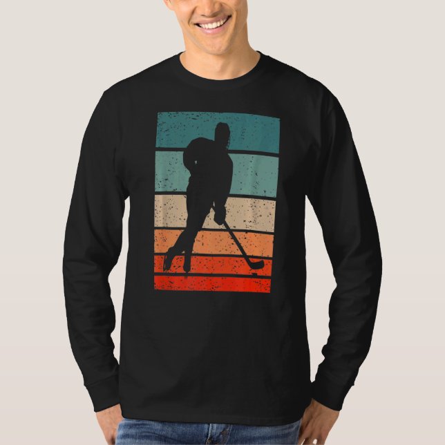Cooler Eishockey für Herren - Hockey-Spieler und C T-Shirt (Vorderseite)