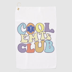 Cooler EMTS-Club Erste medizinische Notfallhilfe Golfhandtuch