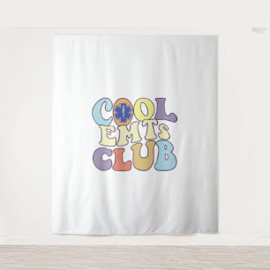 Cooler EMTS-Club Erste medizinische Notfallhilfe Wandteppich