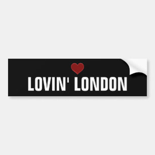 Cooler Entwurf LOVIN London-Stoßdämpfer Autoaufkleber