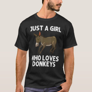 Cooler Esel für Mädchen Kinder Maultier Esel Safar T-Shirt