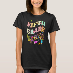 Cooler ESL-Lehrer Fifth Grade Vibes Geschichtslehr T-Shirt