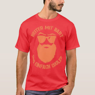 Cooler Fahrer mit Bart T-Shirt