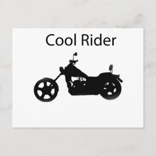Cooler Fahrer Postkarte