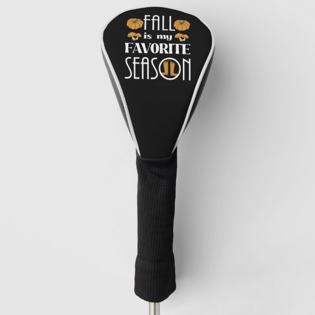 Cooler Fall Golf Headcover (Vorderseite)